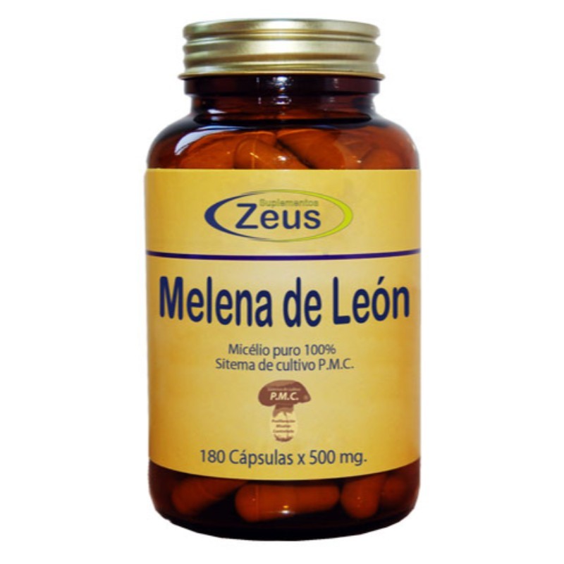 Comprar online HONGO MELENA DE LEON 500 mg 180 Caps de ZEUS