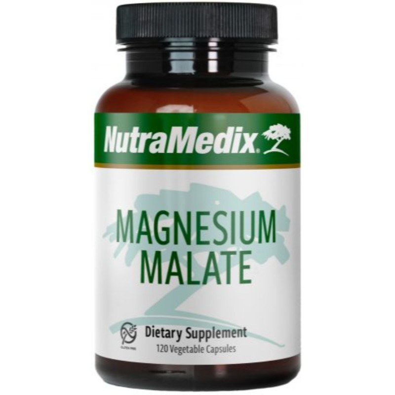 Comprar online MAGNESIUM MALATE 550 mg 120 Vcaps de NUTRAMEDIX