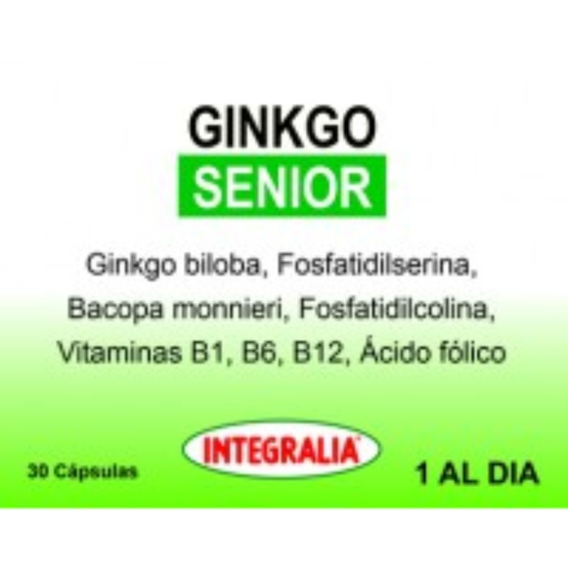 Comprar online GINKGO SENIOR 30 CAPSULAS de INTEGRALIA