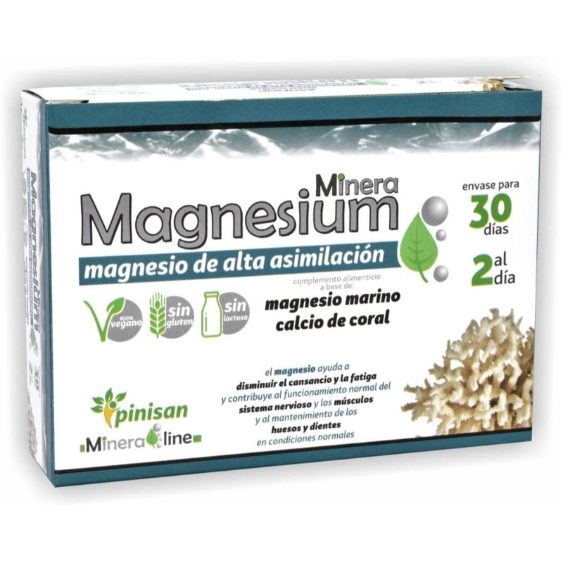 Comprar online MINERALINE MAGNESIUM 60 Caps de PINISAN