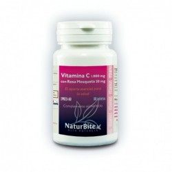Comprar online VIT C CON ROSA MOSQUETA 20 mg 180 Tab de NATURBITE. Imagen 1