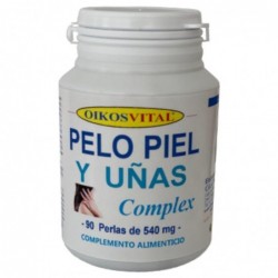 Comprar online PELO / PIEL / UÑAS COMPLEX 570 mg 90 Perlas de OIKOS. Imagen 1