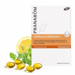 Comprar online OREGANO + + ESENCIA DE LIMON BIO* 30 CAPSULAS de PRANAROM. Imagen 1