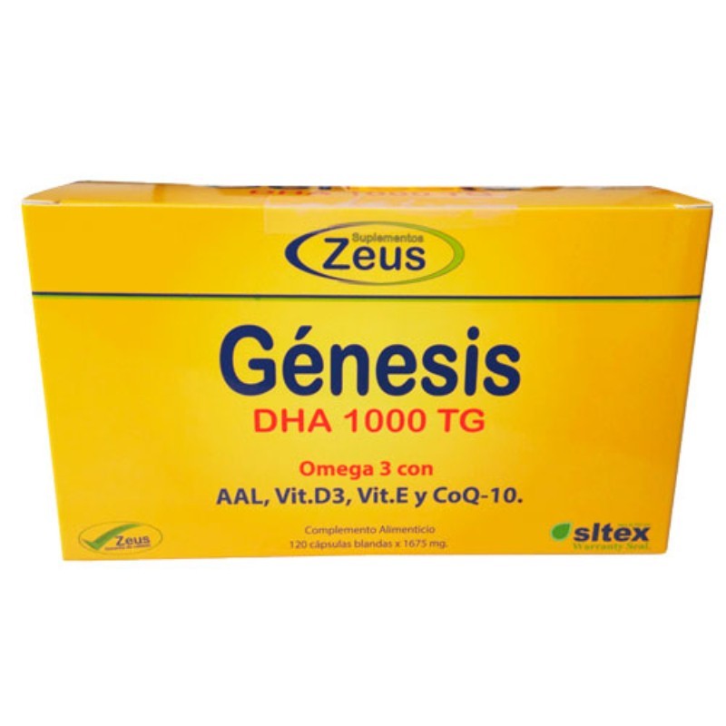 Comprar online GENESIS DHA TG 1000 120 CAPS de ZEUS