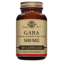 Comprar online GABA 500 mg 50 Vcaps de SOLGAR. Imagen 1