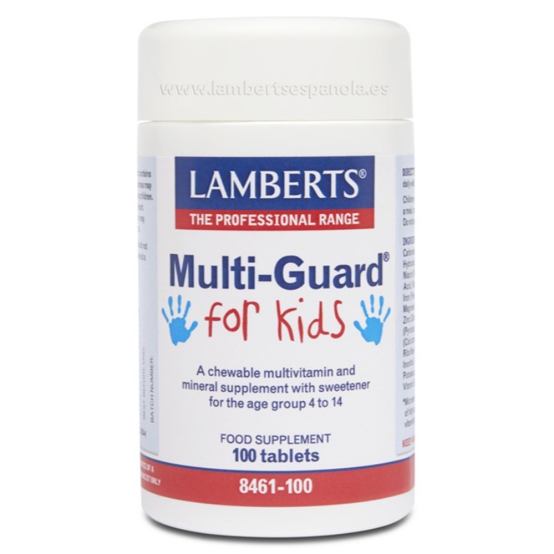 Comprar online MULTI GUARD FOR KIDS 100 Tabs de LAMBERTS