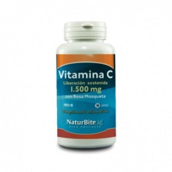 Comprar online VITAMINA C 1500 mg 90 Tabletas de NATURBITE. Imagen 1