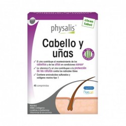 Comprar online CABELLO Y UÑAS 45 COMPRIMIDOS de PHYSALIS. Imagen 1