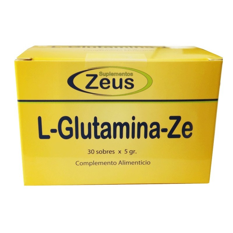 Comprar online L-GLUTAMINA-Ze (Envase 30 sobres x 5 gr) de ZEUS