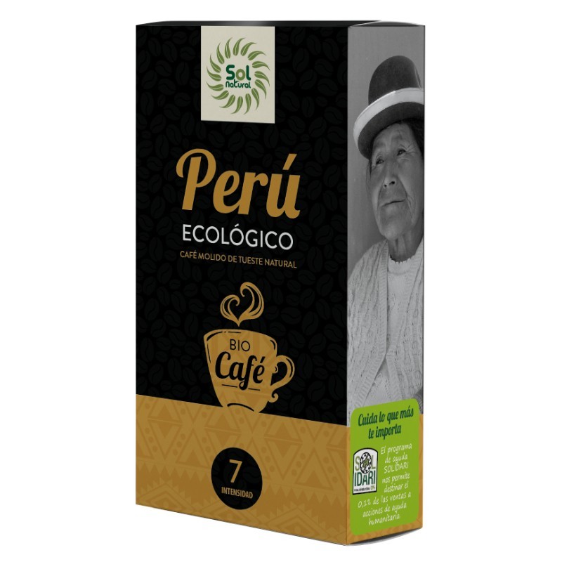 Comprar online CAFE MOLIDO PERU BIO 250 g de SOLNATURAL