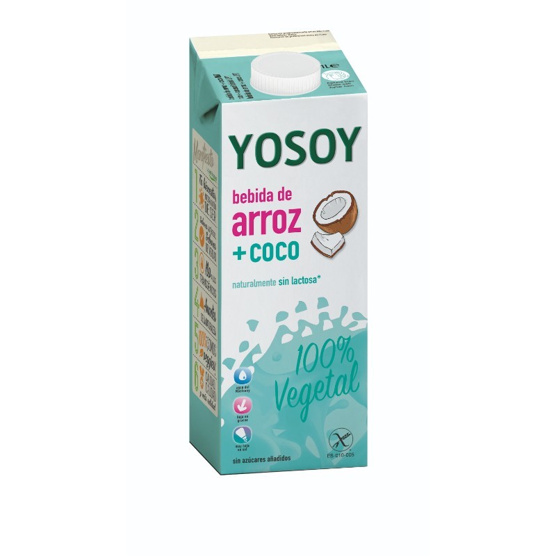 Comprar online BEBIDA DE ARROZ Y COCO 1 L de YOSOY