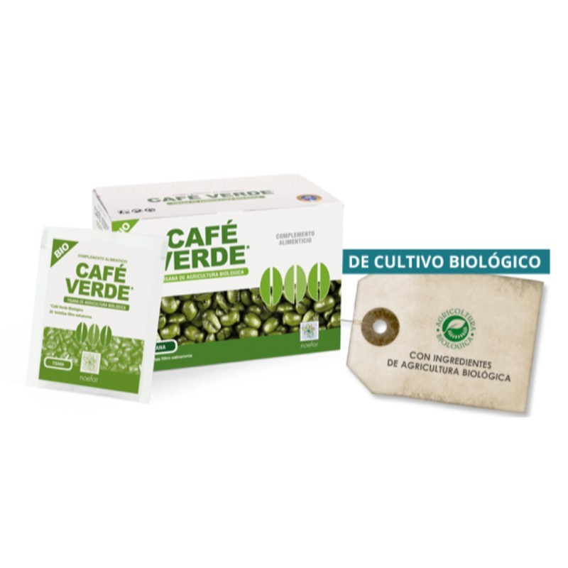 Comprar online CAFE VERDE TISANA BIO 20 Bolsitas de NOEFAR IMPORT NATURALES  S.L.