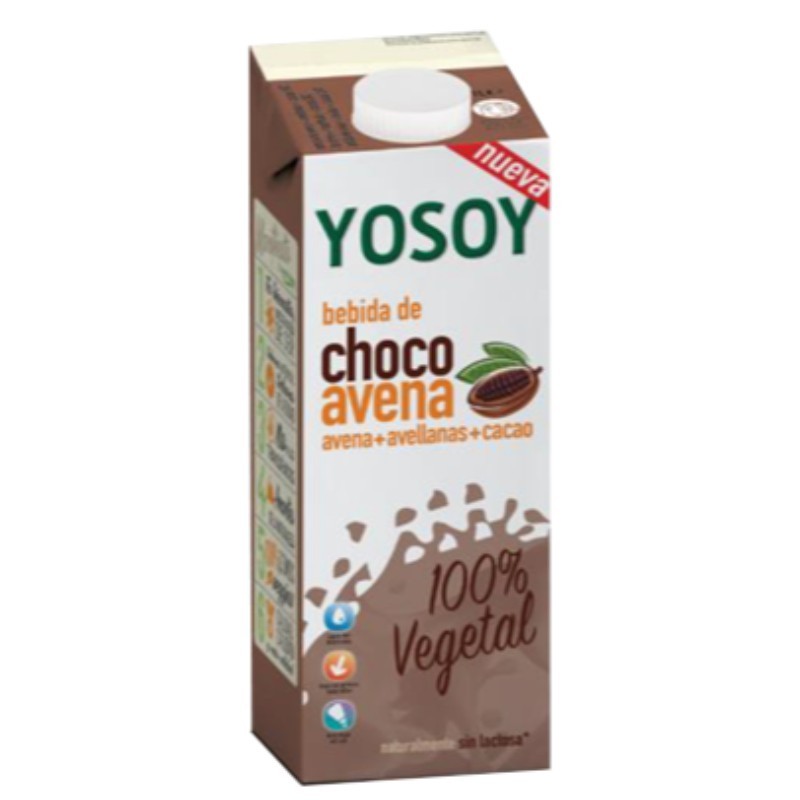 Comprar online BEBIDA DE AVENA CHOCOLATE Y AVELLANAS 1 L de YOSOY