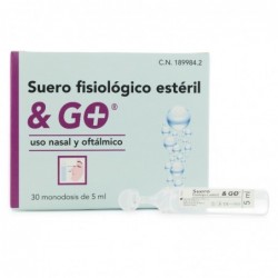 Comprar online SUERO FISIOLOGICO & GO 30 UDS 5 ML de PHARMA&GO. Imagen 1
