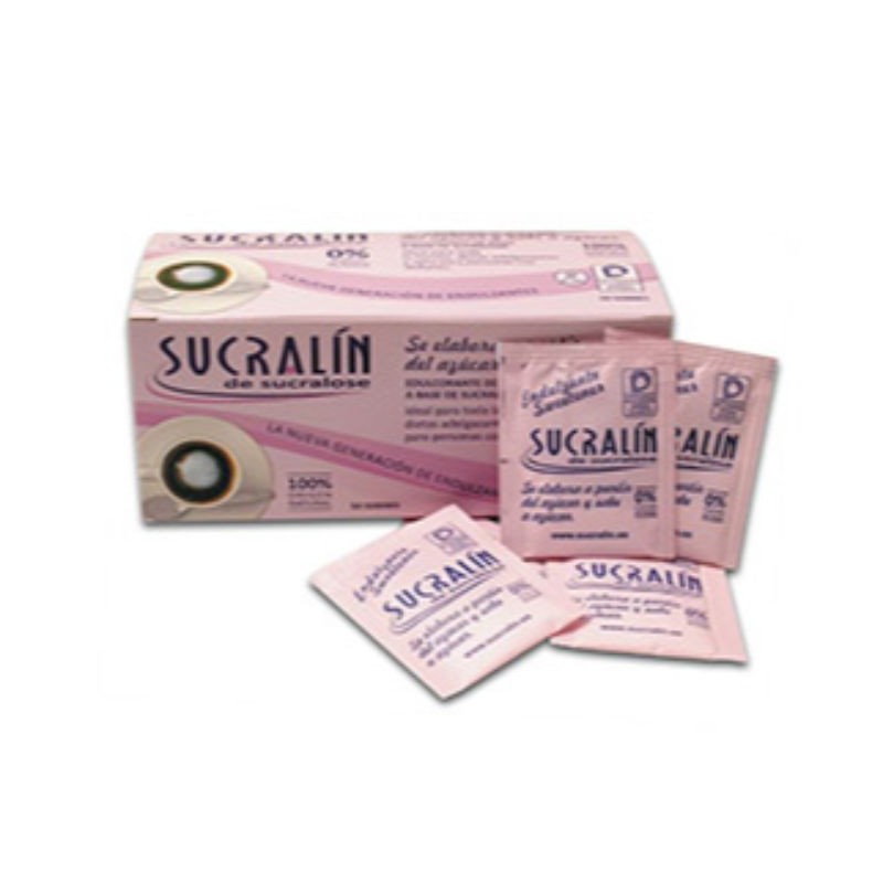 Comprar online SUCRALIN SACHETTES 1 gr PAQUETE 50 UD de SUCRALIN. Imagen 1