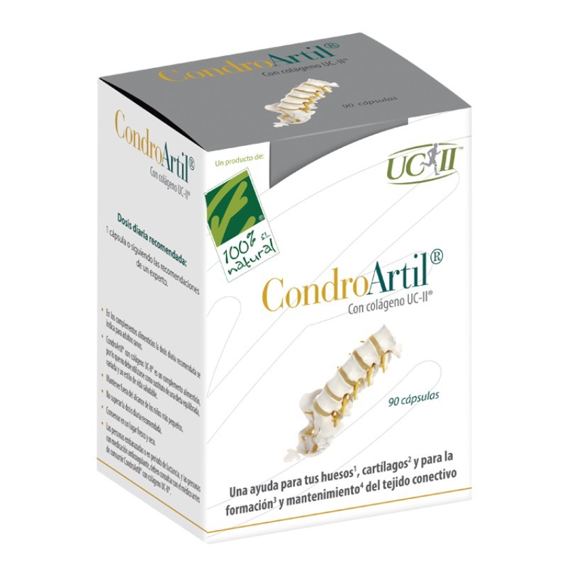 Comprar online CONDROARTIL CON COLAGENO UC-II 90 CAP de CIEN X CIEN NATURAL