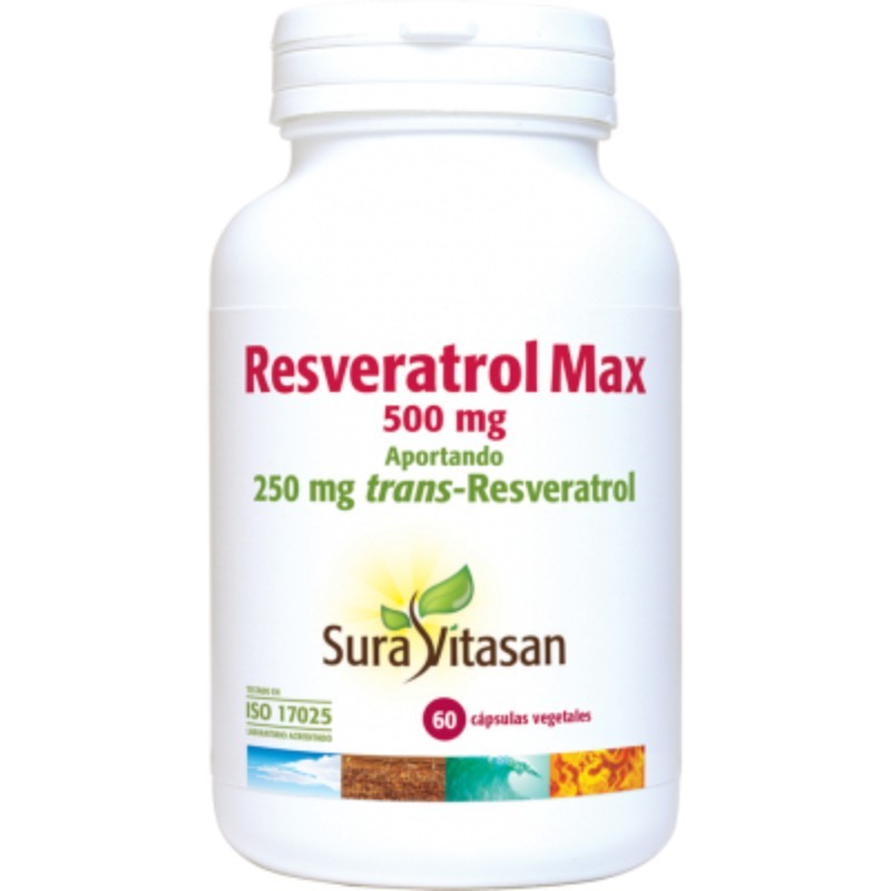 Comprar online RESVERATROL MAX 60 Cap de SURA VITASAN