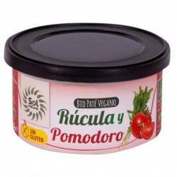 Comprar online PATE RUCULA Y POMODORO BIO 125 g de SOLNATURAL. Imagen 1