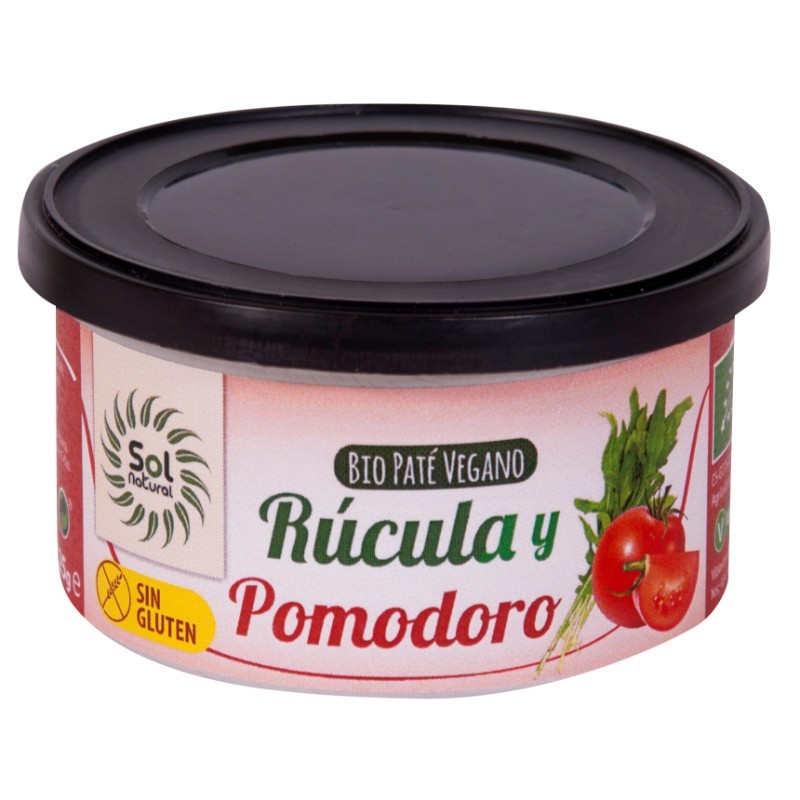 Comprar online PATE RUCULA Y POMODORO BIO 125 g de SOLNATURAL