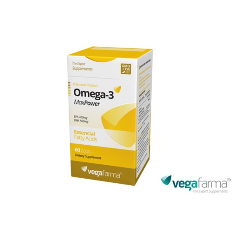 Comprar online OMEGA 3 MaxPower 60 Caps de VEGAFARMA