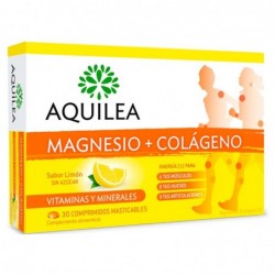 Comprar online COLAGENO + MAGNESIO SABOR LIMON 30 Comp masticable de AQUILEA. Imagen 1