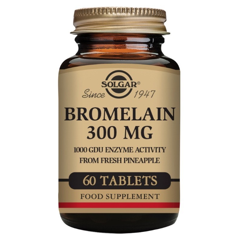 Comprar online BROMELINA 300 mg 60 Vcaps de SOLGAR