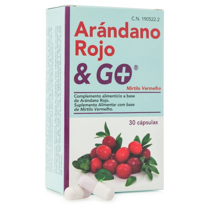 Comprar online ARANDANO & GO 30 CPS de PHARMA&GO