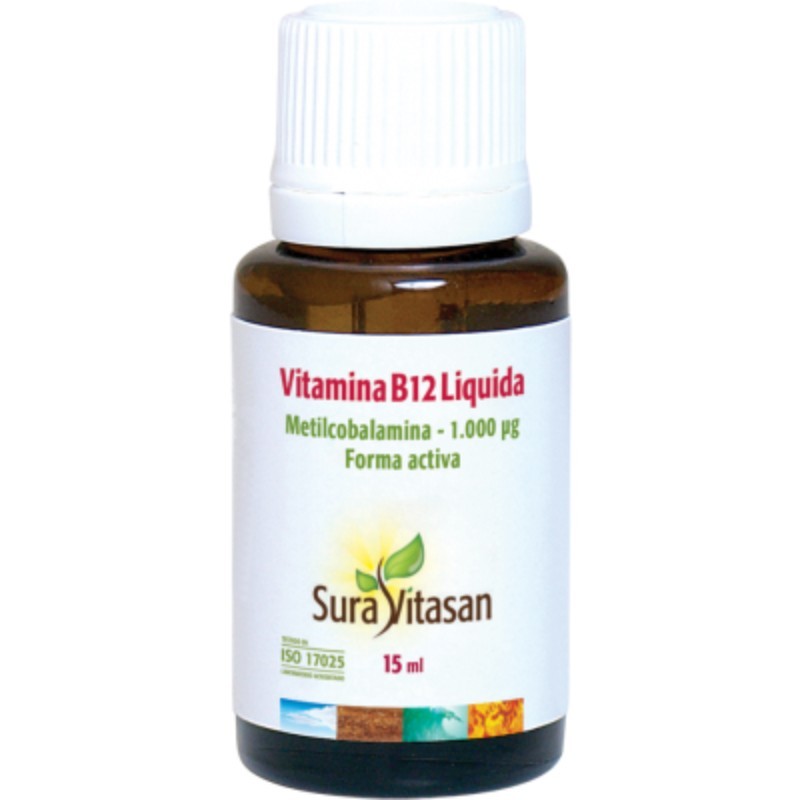 Comprar online VITAMINA B12 LIQUIDA 15 ml de SURA VITASAN