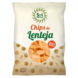 Comprar online CHIPS DE LENTEJA BIO 65 g de SOLNATURAL. Imagen 1
