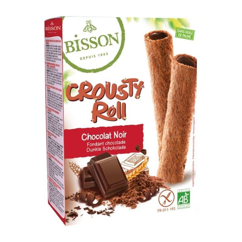 Comprar online CROUSTY ROLL CHOCOLATE NEGRO BISSON 125 G de BISSON