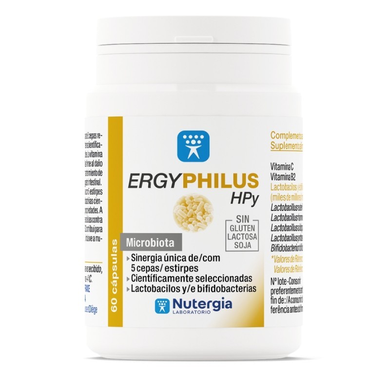Comprar online ERGYPHILUS HPY 60 Caps de NUTERGIA