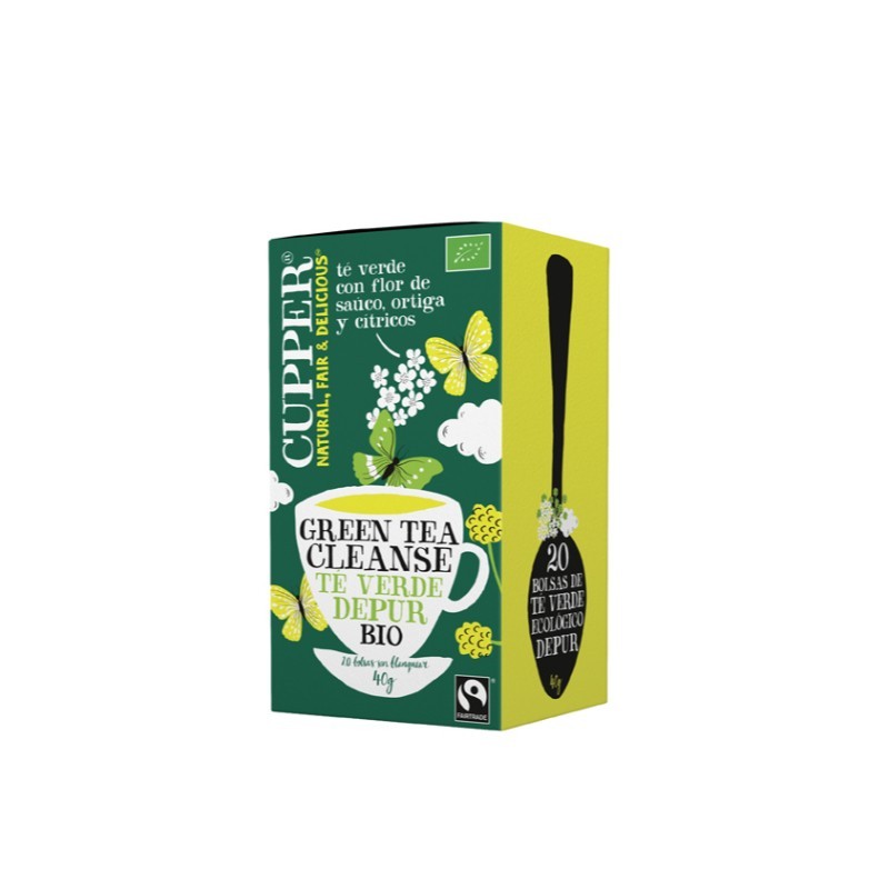 Comprar online GREEN TEA CLEANSE BIO 20 Bolsas de CUPPER