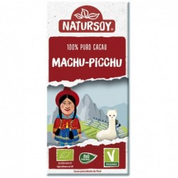 Comprar online SUPER CHOCOLATE MACHU PICHU 100% PURO CACAO BIO de NATURSOY. Imagen 1