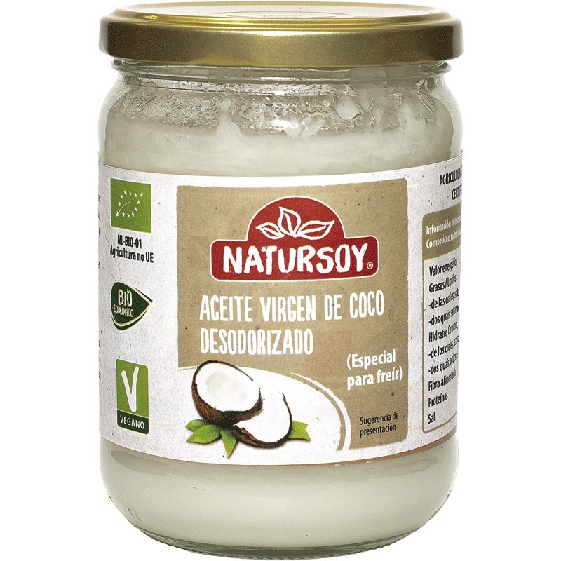 Comprar online ACEITE DE COCO DESODORIZADO 400 gr de NATURSOY