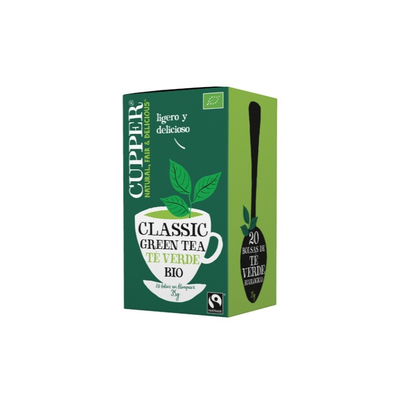 Comprar online CLASSIC GREEN TEA BIO 20 Bolsas de CUPPER