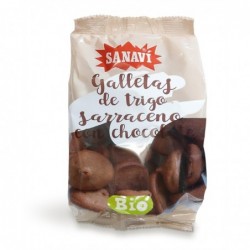 Comprar online GALLETA DE TRIGO SARRACENO CON CHOCOLATE 200 G de SANAVI. Imagen 1