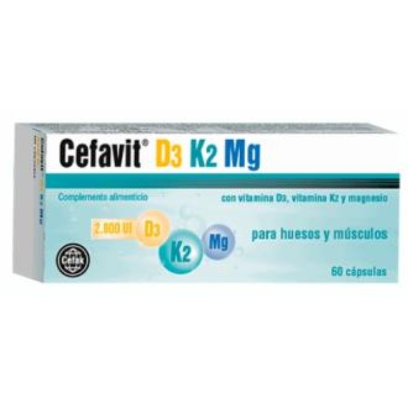 Comprar online CEFAVIT D3 K2 MG 60 Caps de COBAS