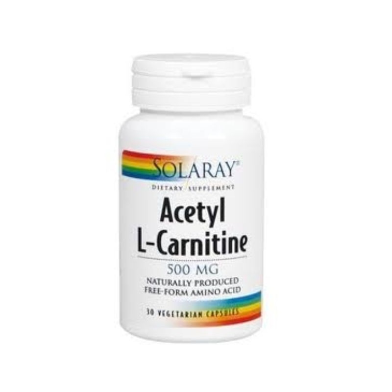 Comprar online ACETYL L-CARNITINA 500 mg 30 Vcaps de SOLARAY. Imagen 1