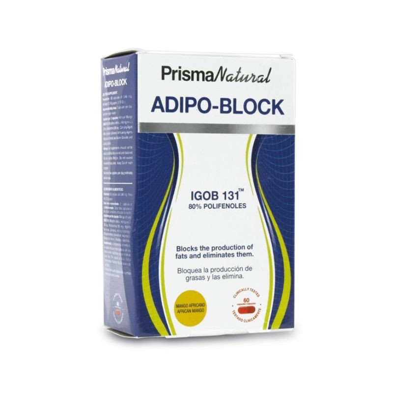 Comprar online ADIPO BLOCK 546 mg 60 Caps de PRISMA NATURAL