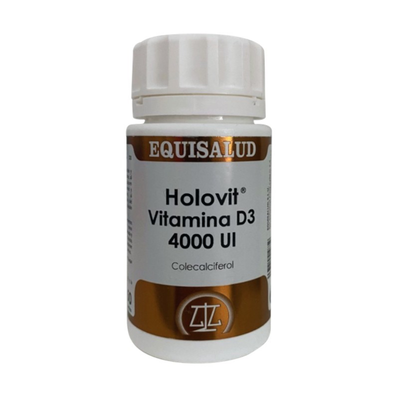 Comprar online HOLOVIT Vitamina D3 4000 UI Colecalciferol 50 Cap de EQUISALUD