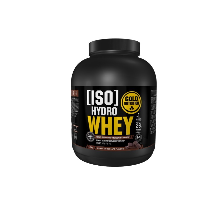 Comprar online ISO HYDRO WHEY CHOCOLATE 2 KG ISOLAC½ y OPTIPEP½ de GOLD NUTRION