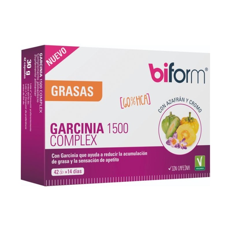 Comprar online BIFORM GARCINIA 1500 COMPLEX 42 Caps de BIFORM