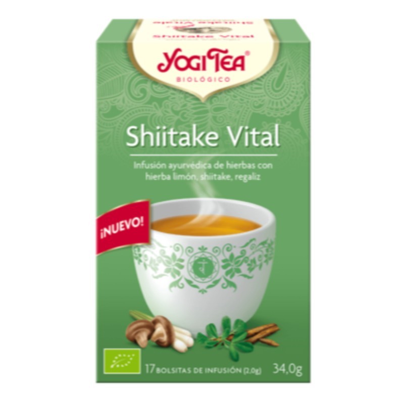 Comprar online YOGI TEA SHIITAKE VITAL 17 Bolsitas de YOGI TEA