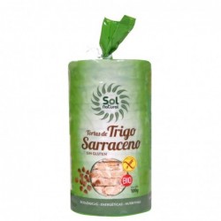 Comprar online TORTAS DE TRIGO SARRACENO SIN GLUTEN BIO 100 g de SOLNATURAL. Imagen 1