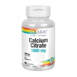 Comprar online CALCIUM CON D3 CITRATE 1000 mg  90 Caps de SOLARAY. Imagen 1