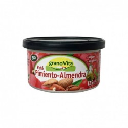 Comprar online PATE DE PIMIENTO ASADO Y ALMENDRA BIO 125 gr de GRANOVITA. Imagen 1
