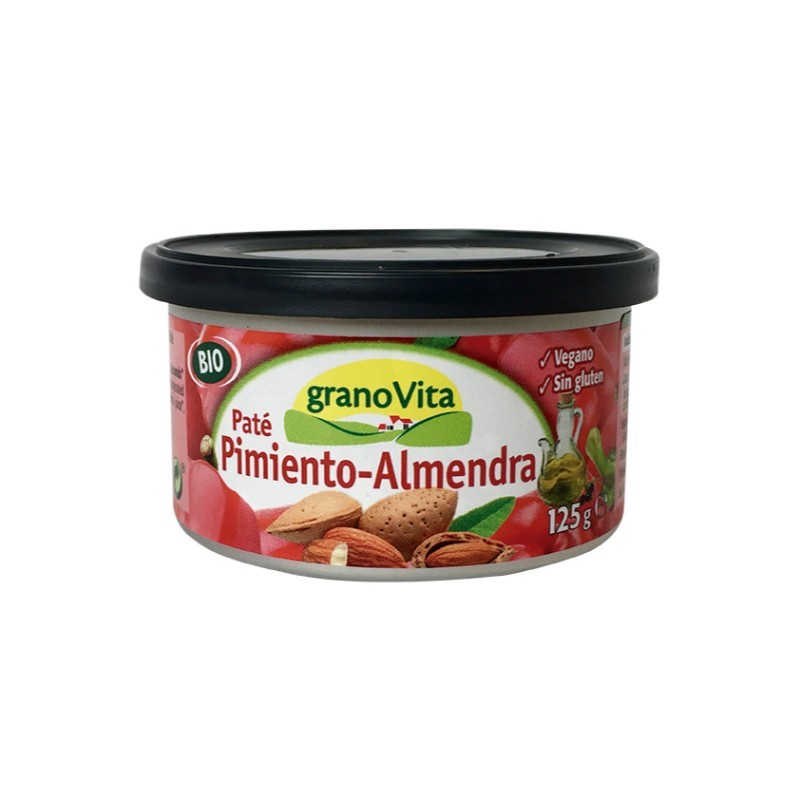 Comprar online PATE DE PIMIENTO ASADO Y ALMENDRA BIO 125 gr de GRANOVITA