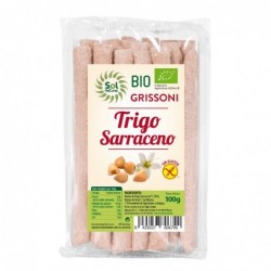 Comprar online GRISSONI DE TRIGO SARRACENO BIO 100 g de SOLNATURAL. Imagen 1