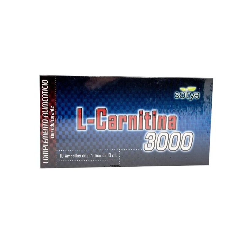 Comprar online L-CARNITINA 3000 mg. AMP. PLASTICO 10U de SOTYA BESLAN