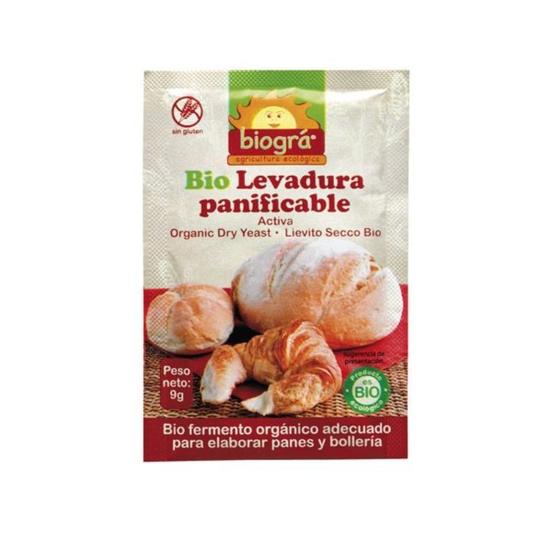 Comprar online LEVADURA PAN EN POLVO - PANIFICACION BIOGRA BIO (S de BIOGRÁ (SORRIBAS)